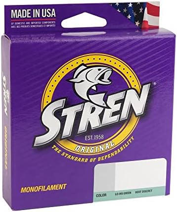 Stren Original®, Lo-Vis Green, 6lb | קו דיג מונופילמנט 2.7 קג, המתאים לסביבות מים מתוקים